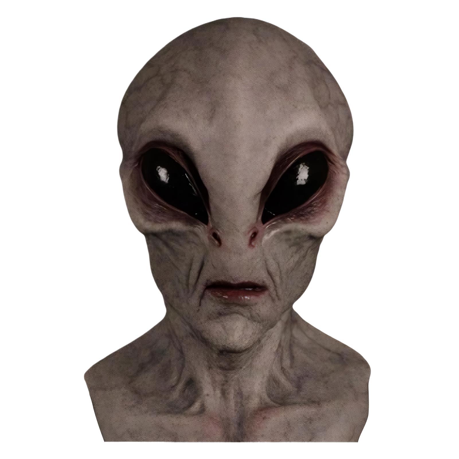 Horrible Alien Mask Horror Alien Supersoft Mask Creepy Halloween Party Decoration Scary Funny Cosplay Prop Masks