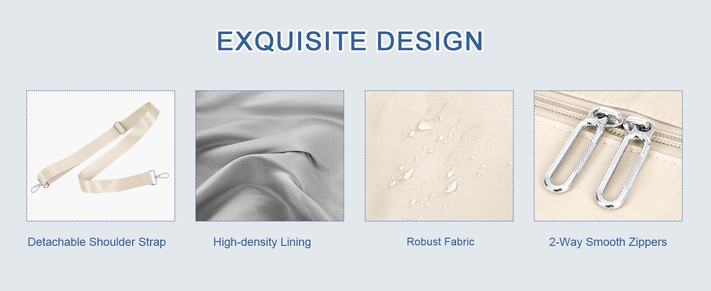 Womens Gym Tote Duffle Bag with Wet Pocket & Shoe Compartment, Sports Duffel Overnight Weekender Hospital Workout Carry on Bag for Girls, Ideal for Travel, Swimming, Dance, Ballet Beige