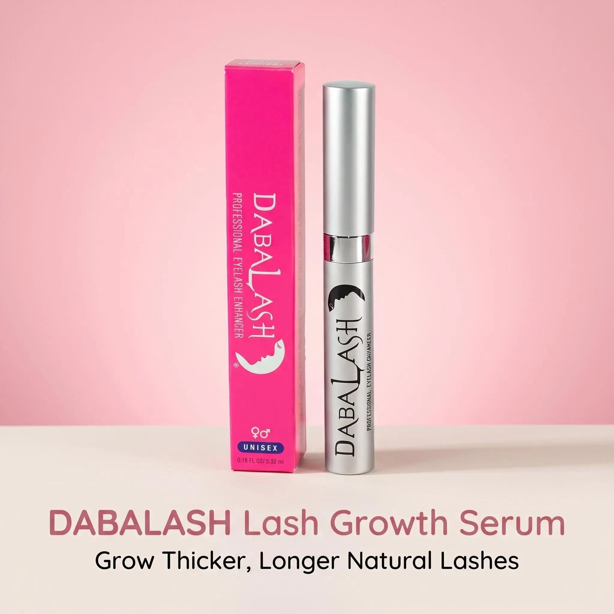 DABALASH Lash Growth Serum – Savior for Short & Sparse Lashes, Eyelash Lengthening Serum, Repairs Damaged Eyelashes, Unisex Gentle Formula for Thicker Natural Look, TikTok Beauty Editor’s Pick