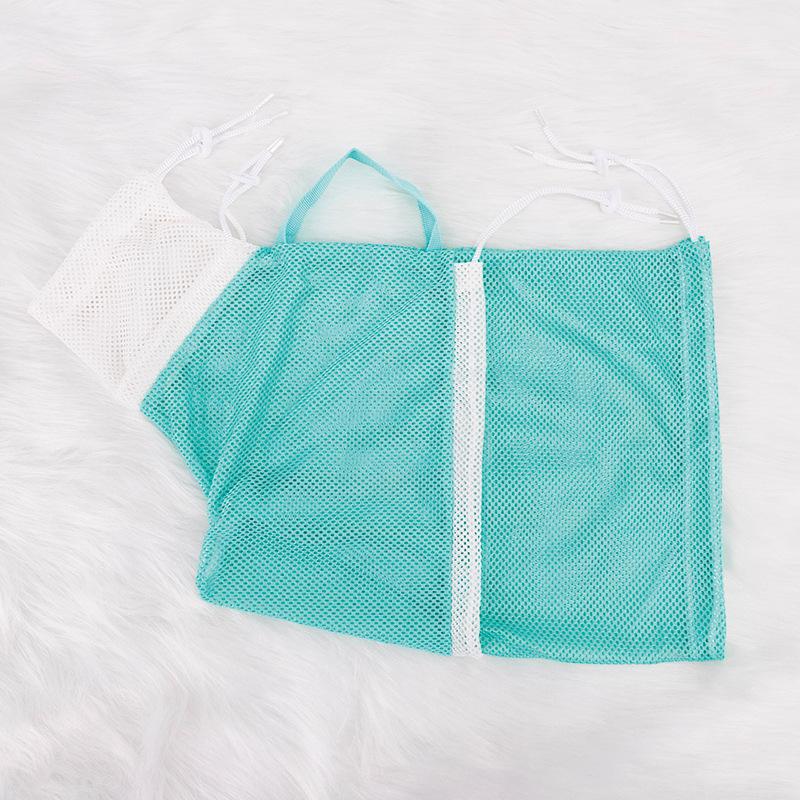 PetBoba Bathing Mesh Bag, Adjustable Breathable Pet Grooming Restraint Bag with Drawstring, Anti-Scratch Anti-Bite Fixed Bag for Nail Trimming, Medicine Feeding & Travel Shower