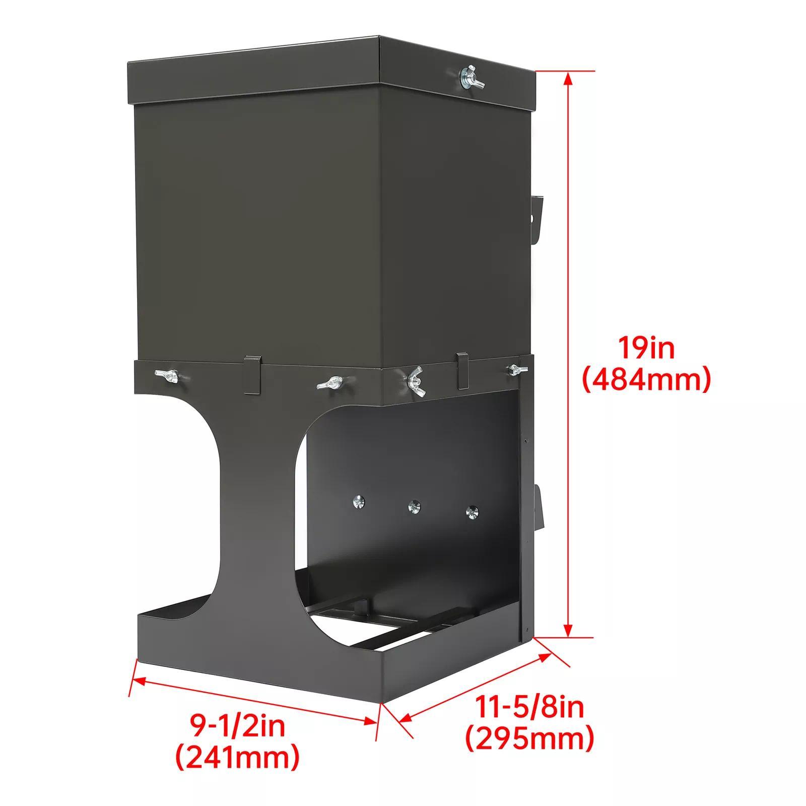 Heavy Duty Deer Feeder Holds 2 Blocks For Deer, Wildlife And Farm Animal Feeder Outdoor Heavy Duty Deer Feeder Holds 2 Blocks For Deer, Wildlife And Farm Animal Feeder Outdoor