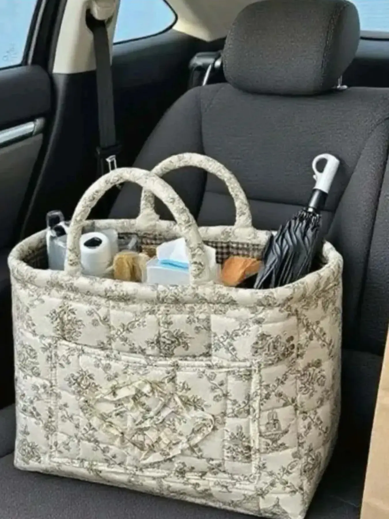 Car interior storage basket, home organization bag, can store clothes, books and office supplies, space-saving multi-functional car accessories, car interior accessories, Auto accessories interior