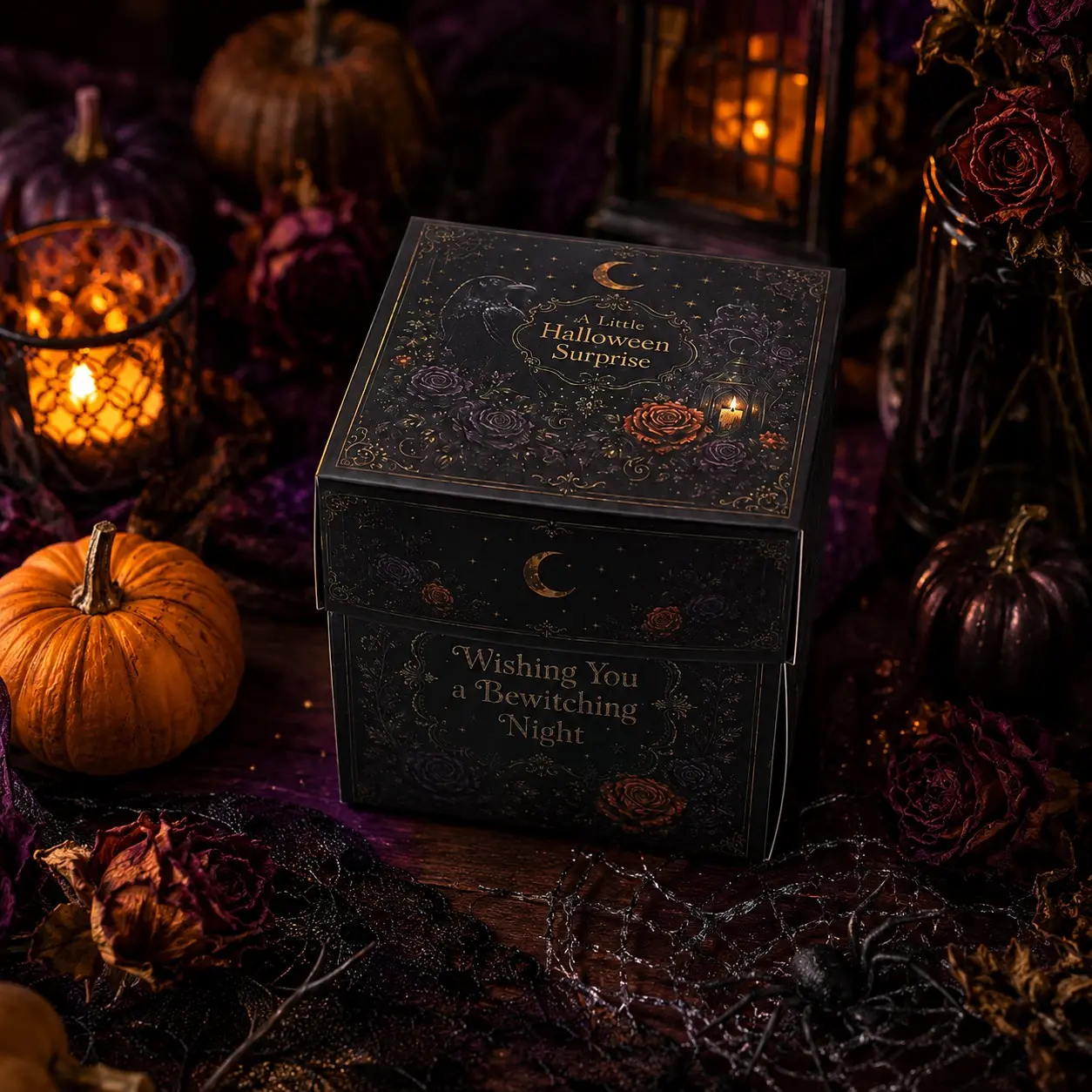 4pcs Halloween Surprise Explosion Gift Box, Creative Party Favor Box, Ghost Pumpkin Horror Festival Decor, Small Gifts, Notes, Party Surprises, Gift Boxed