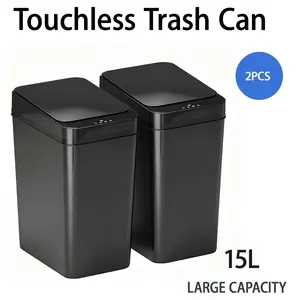 Automatic Sensor-Activated Garbage Can - Minimalist Nordic Style, Space-Saving, Eco-Friendly Multifunctional Home Good for Bedroom, Office