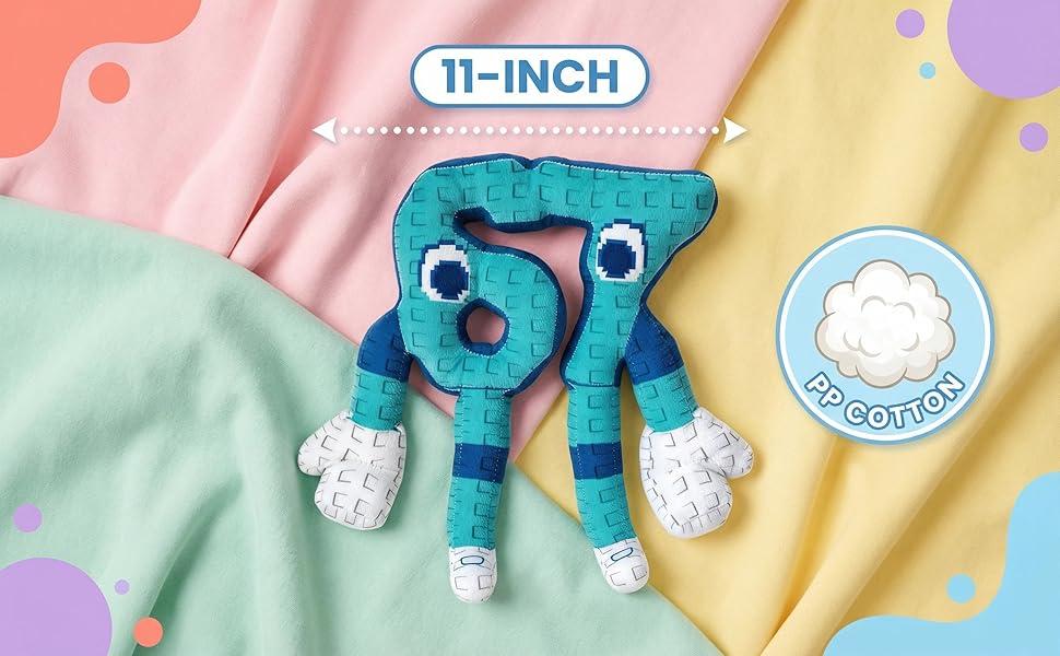 Steal a Brainrot 67 Plush 9.8inch – Viral Meme Toy Soft Pixel Collectible, TikTok Fan Must-Have Gift