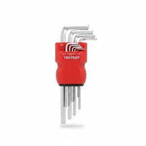9-Piece Hexagon Wrench Set with Bracket