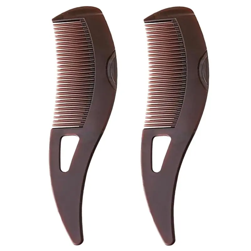 2-piece set of anti-dandruff combs, scalp cleansing and detox energy combs, plastic hollow-tooth button-type scalp cleaning and exfoliating massage combs, removes scalp oil buildup, suitable for men, women, and children: beauty and personal care