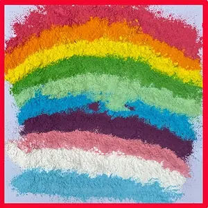 Colorful Corn Starch Rainbow Run Powder, Perfect for Festive Entertainment, Ideal for Various Holiday Activities, Fun Group Events, Party Supplies