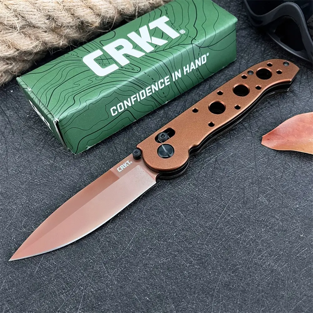 Camping Mini Hiking Folding Pocket Knife, Portable Fishing Multi-Function Knife, Nylon Fiber Handle, D2 Blade, Daily Carry Gear, Outdoor Folding Tool