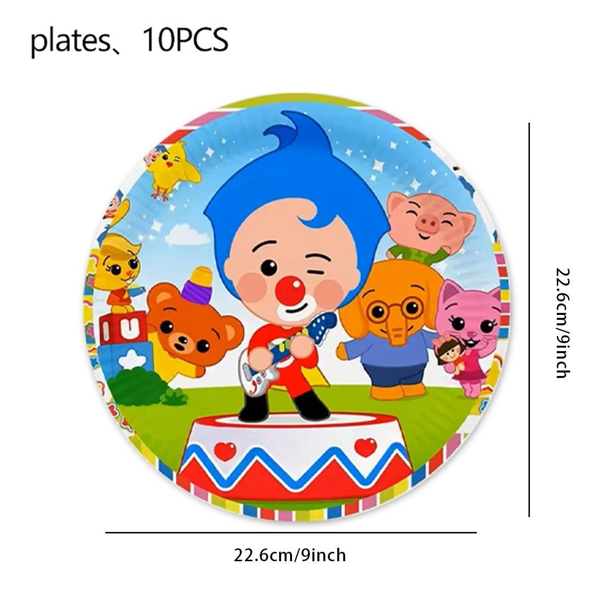 Plim Clown Party Decorations Theme Party Tableware Plate Cup Napkin Tablecloth Baby Shower Boys Kids Birthday Party Supplies Plim Clown Party Decorations Theme Party Tableware Plate Cup Napkin Tablecloth Baby Shower Boys Kids Birthday Party Supplies