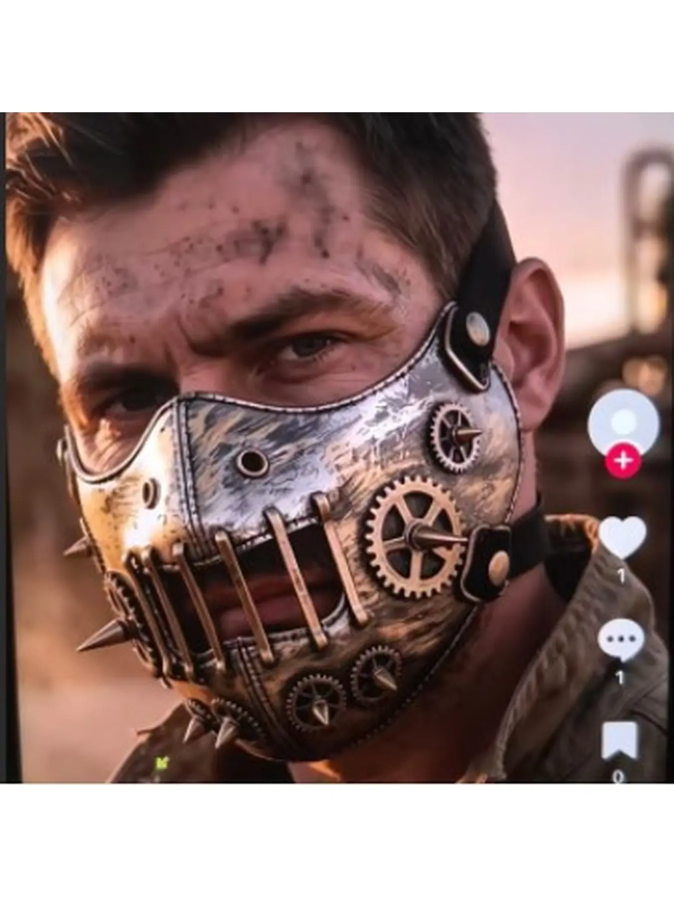 Steampunk Party Protective Mask Retro Goggles Halloween Adult Face Mask Cosplay Accessory Gift for Men Women