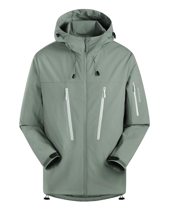 Kyn Apparel  Men's Women's Waterproof Jacket Hiking Camping Trekking Mountaineering Rain Coat Unisex Outdoor Sport Windproof Windbreaker