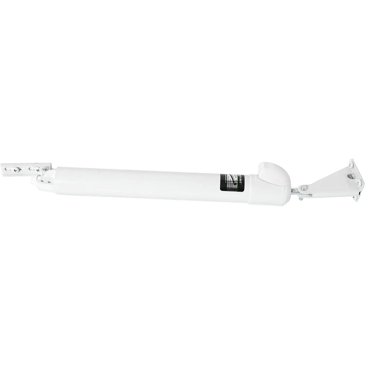 'n Hold Smooth Door Closer - Single Kit (White) - Standard-Duty Door Closer with -Button Hold Open Feature & Smooth Closing Motion – for (Medium & Lightweight) Storm, Screen Doors.