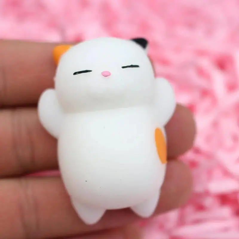 Toys Squishy Cat Soft Silicone Kawaii Kitties Top Stress Relief Sensory Gift 2022 Unique Kids & Adults Teenage Girl Boy