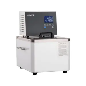 【DealsForYouDays】VEVOR Laboratory High-Temperature Circulating Oil Bath, Up to 100/212, 6 L Lab Constant Temperature Heating Tank, 0.05 High Precision, Internal and External Dual Circulation, for Laboratory
