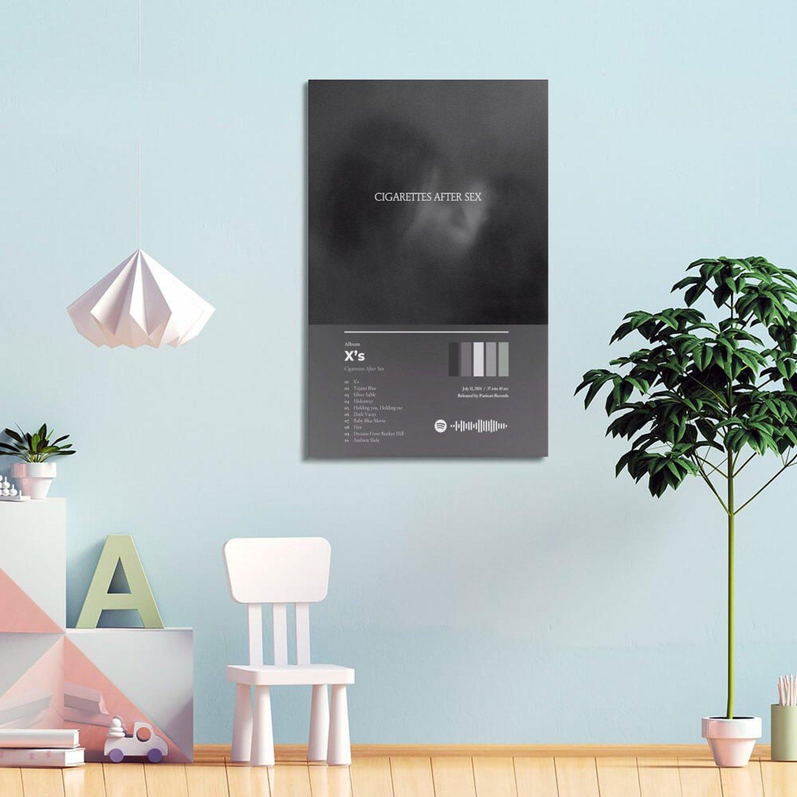 Cigarettes After Sex Canvas Poster Painter Living in Art Deco Strong Wall Design Painting Hallway Bedroom Living Room Decorated Poster