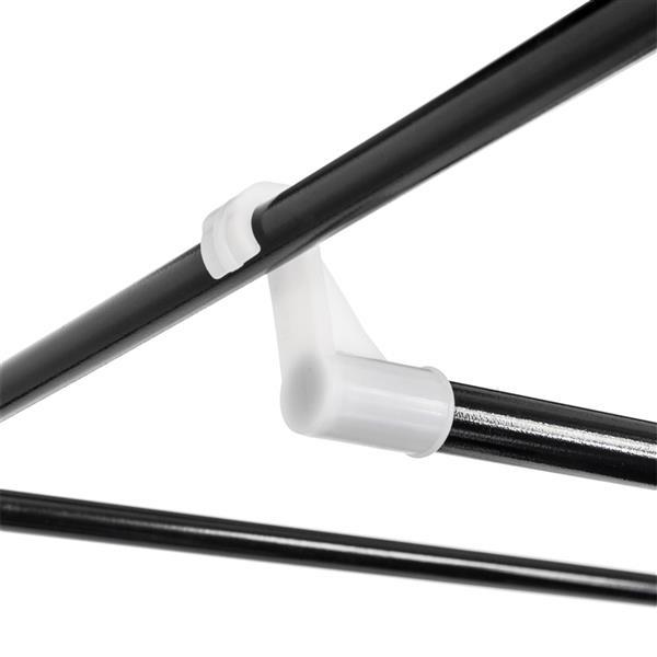 [Bellemave] Portable Clothes Closet Wardrobe Storage Organizer with Non-Woven Fabric Quick and Easy to Assemble Extra Strong and Durable Black