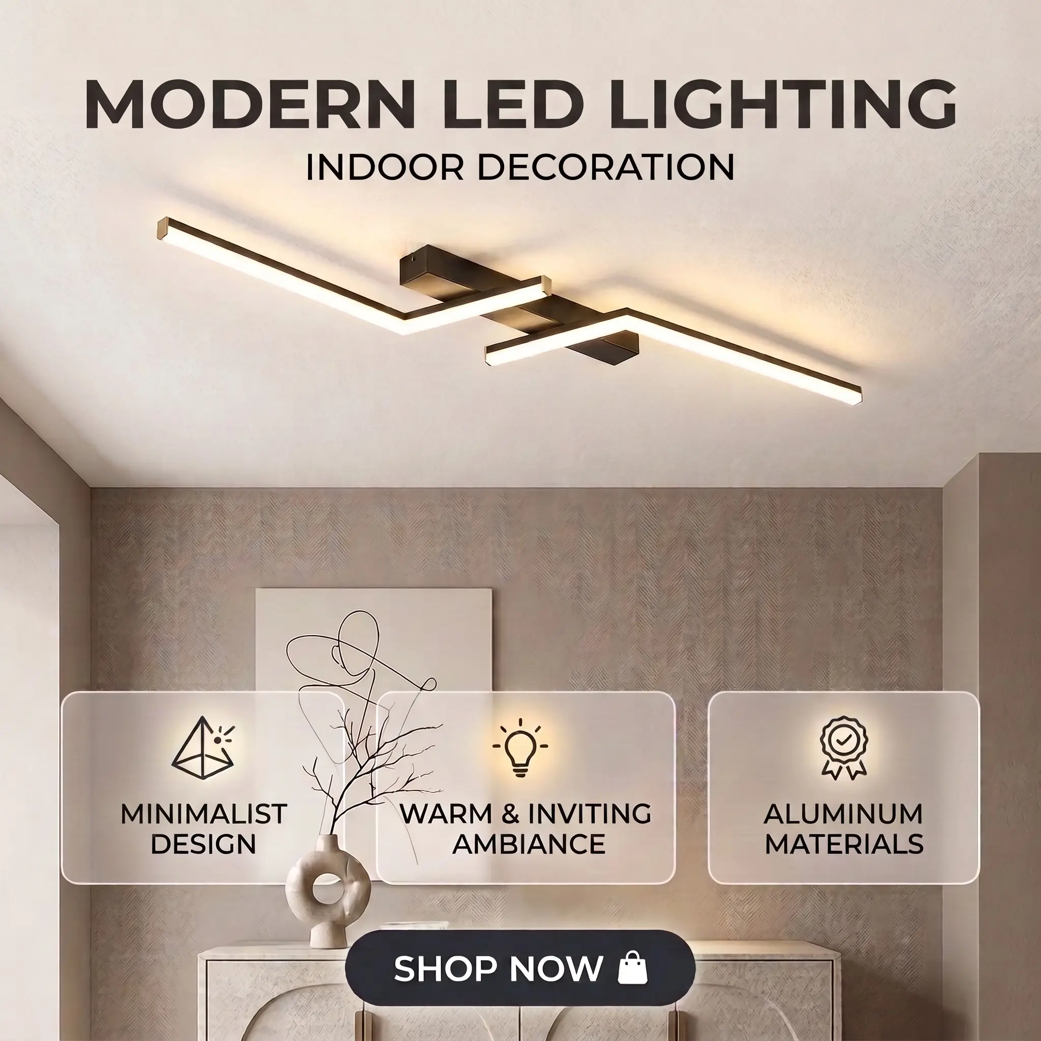 1 Pcs LED Ceiling Light, Hardwired Design, Black Aluminum Trim Design, Requires Assembly, Warm White Light For Hallways, Entryways, Bedrooms, and Study Rooms, Indoor Decorative Lighting, Lighting Fixture