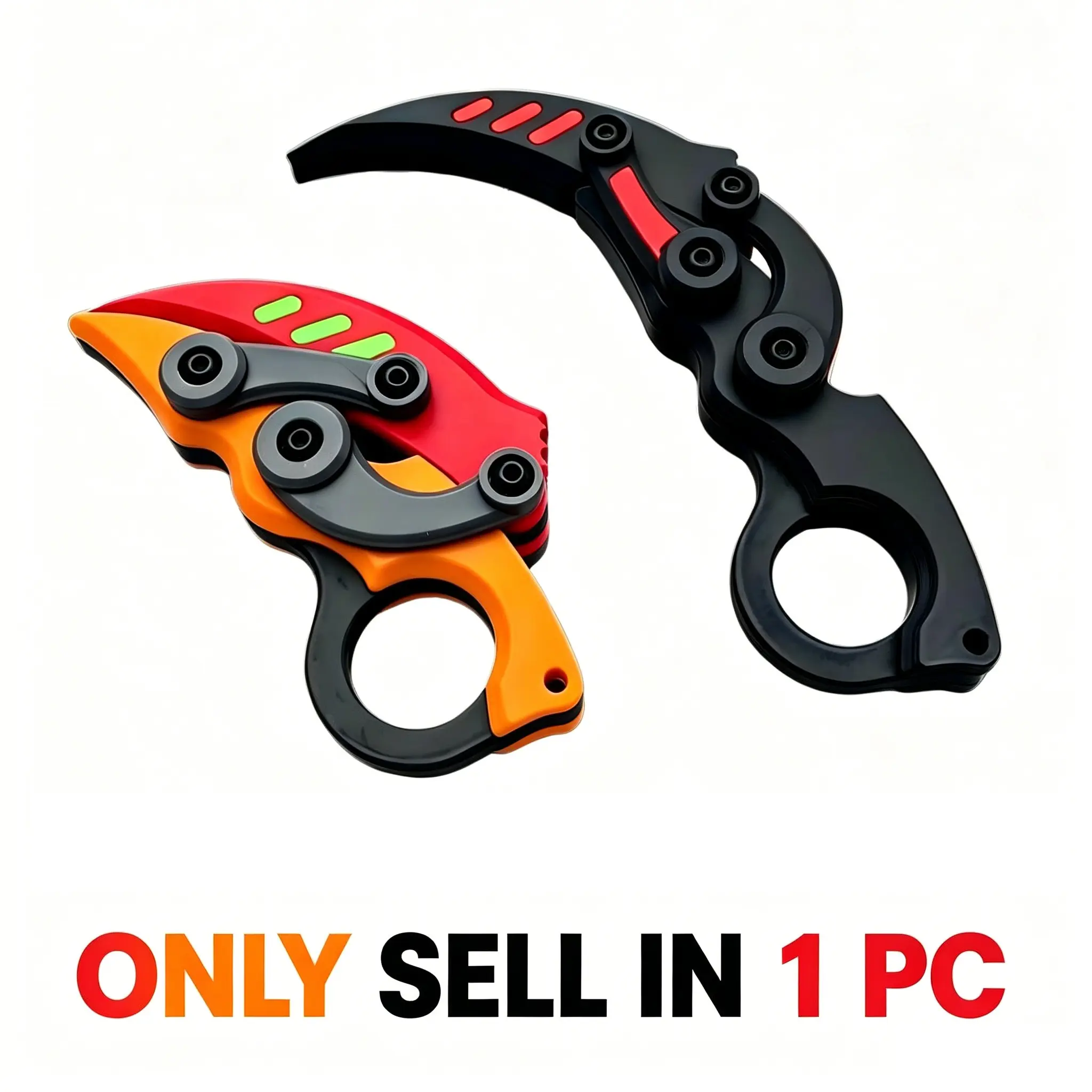 1PC 3D Printing Fidget Knife Toy, for Anxiety Stress Relief, Perfect for ADHD, ADD, and Autism, for Adults & Teen, Unisex, Developmental Play