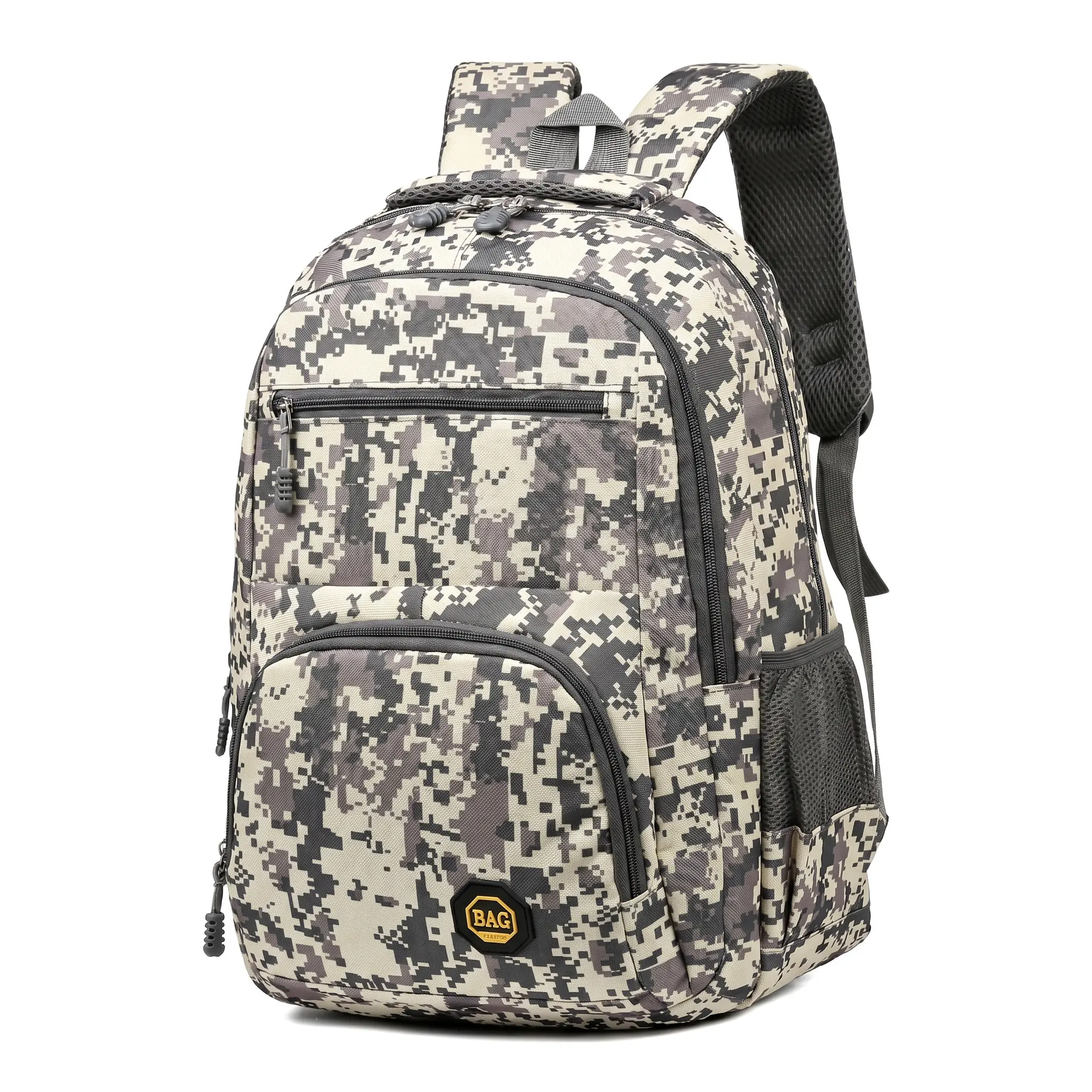 Trendy Camo Backpack For Travel Urban Minimalist Oxford Packable 20 35L Hiking Daypack Unisex 12 Inch Laptop