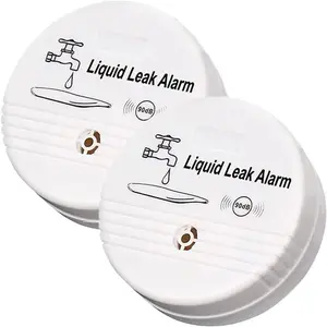 Water Leak  Sensor,  Operated Leak Alert, 90dB Water Detector for Basements, Bathrooms, Laundry Rooms, Kitchens, Garages and  Office Areas (Shipped Without , 2 Pack)