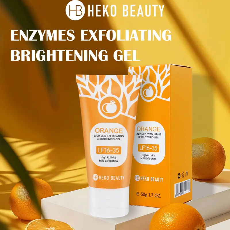 Multi-Effect Brightening Exfoliating Gel, Brightening Exfoliator, Mild Face & Body Care Hydrating Scrub, Unclog Pores Remove Dead Skin, Lighten Dark Rough Skin On Elbows And Knees