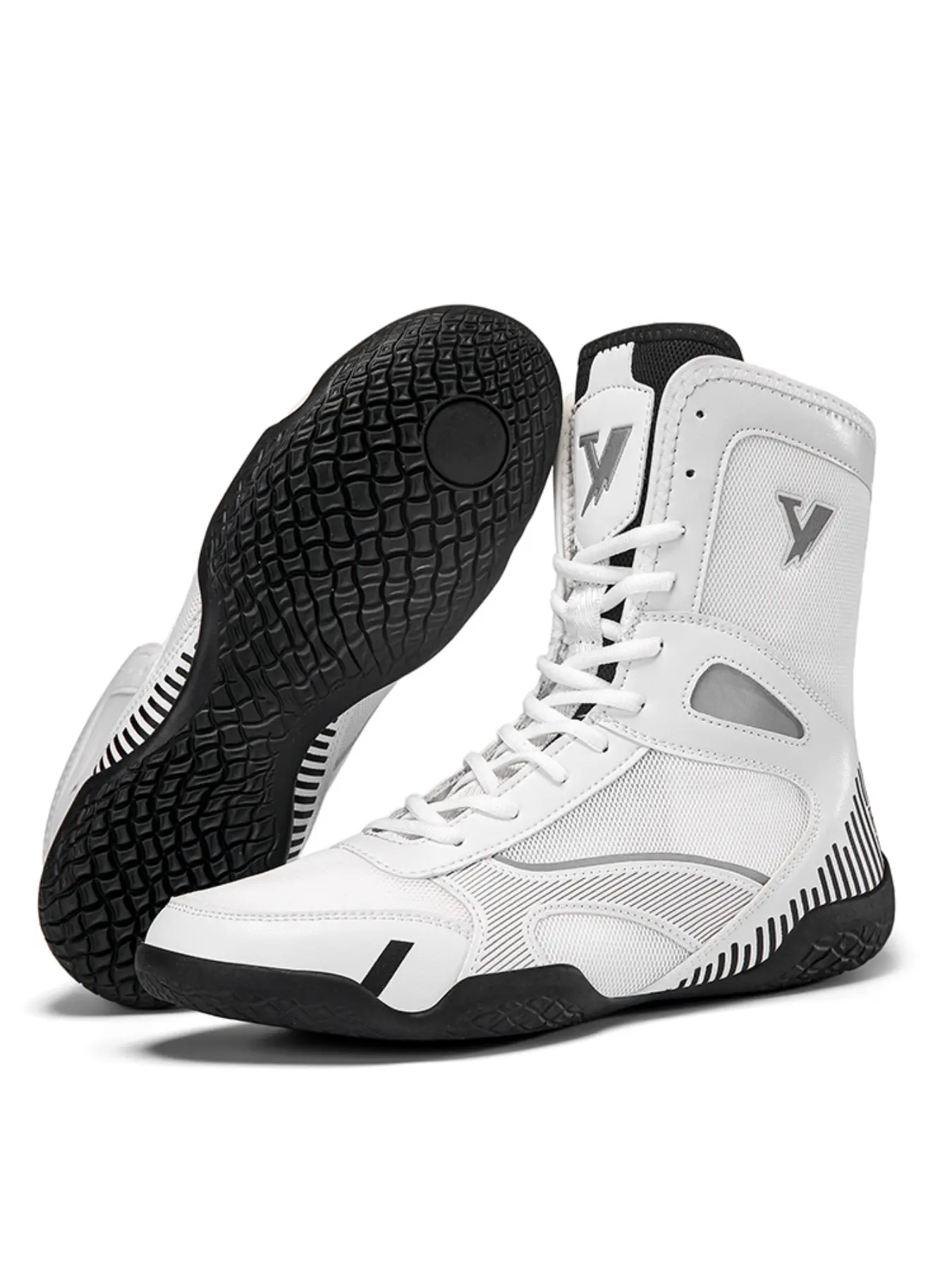 Men's Training Shoes and Sports Shoes, Sport Gym Trainers, Trendy Fashion Anti-Slip Durable Boxing Wrestling Shoes, Ideal for Various Sports Training Scenarios