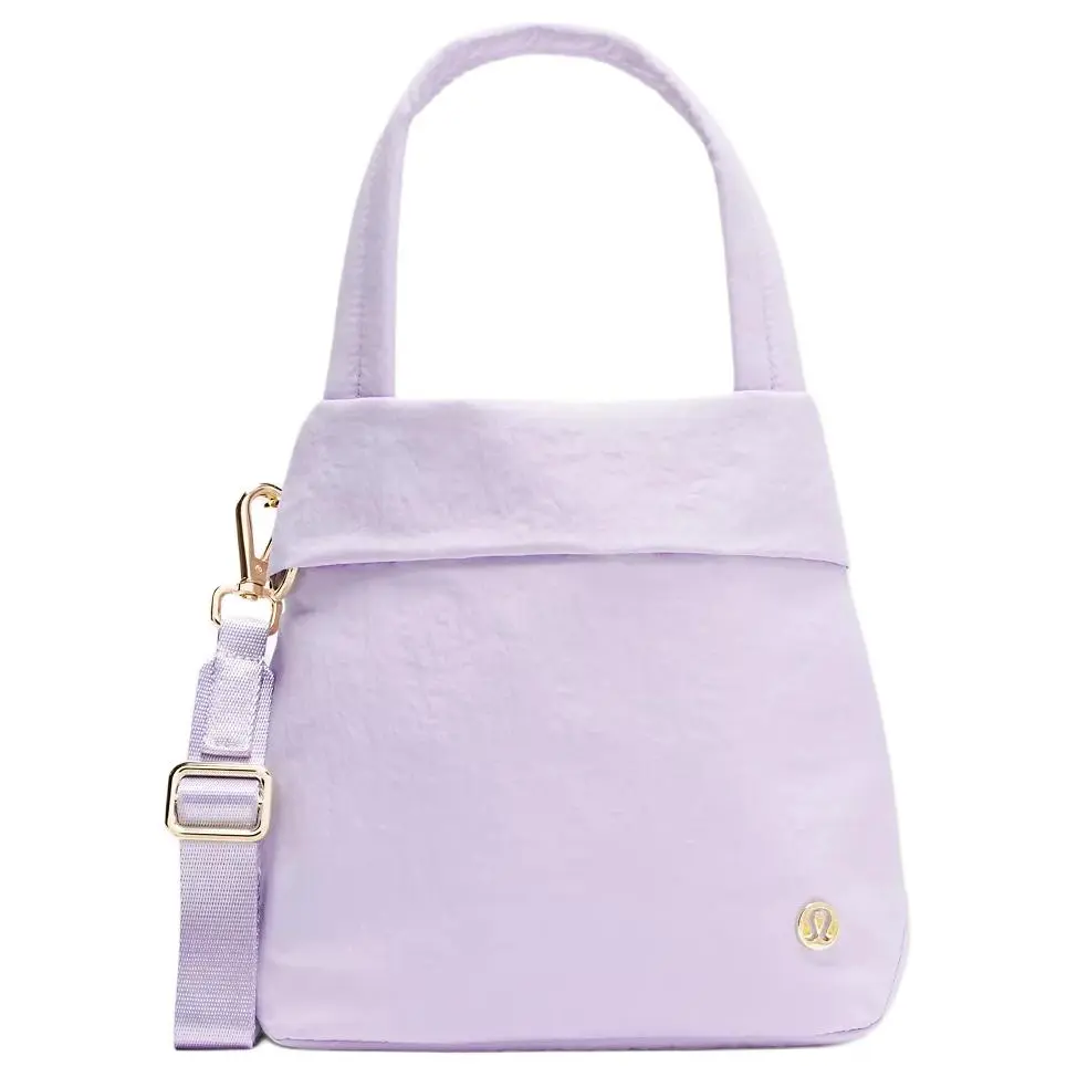 Lululemon On My Level 5L Crossbody Handbag for Women - Lavender Frost Purple Recycled Nylon, Crossover, Eco-Innovative, Contemporary, Durable, Hands-Free Women's Handbags, Crossover Women's Handbags