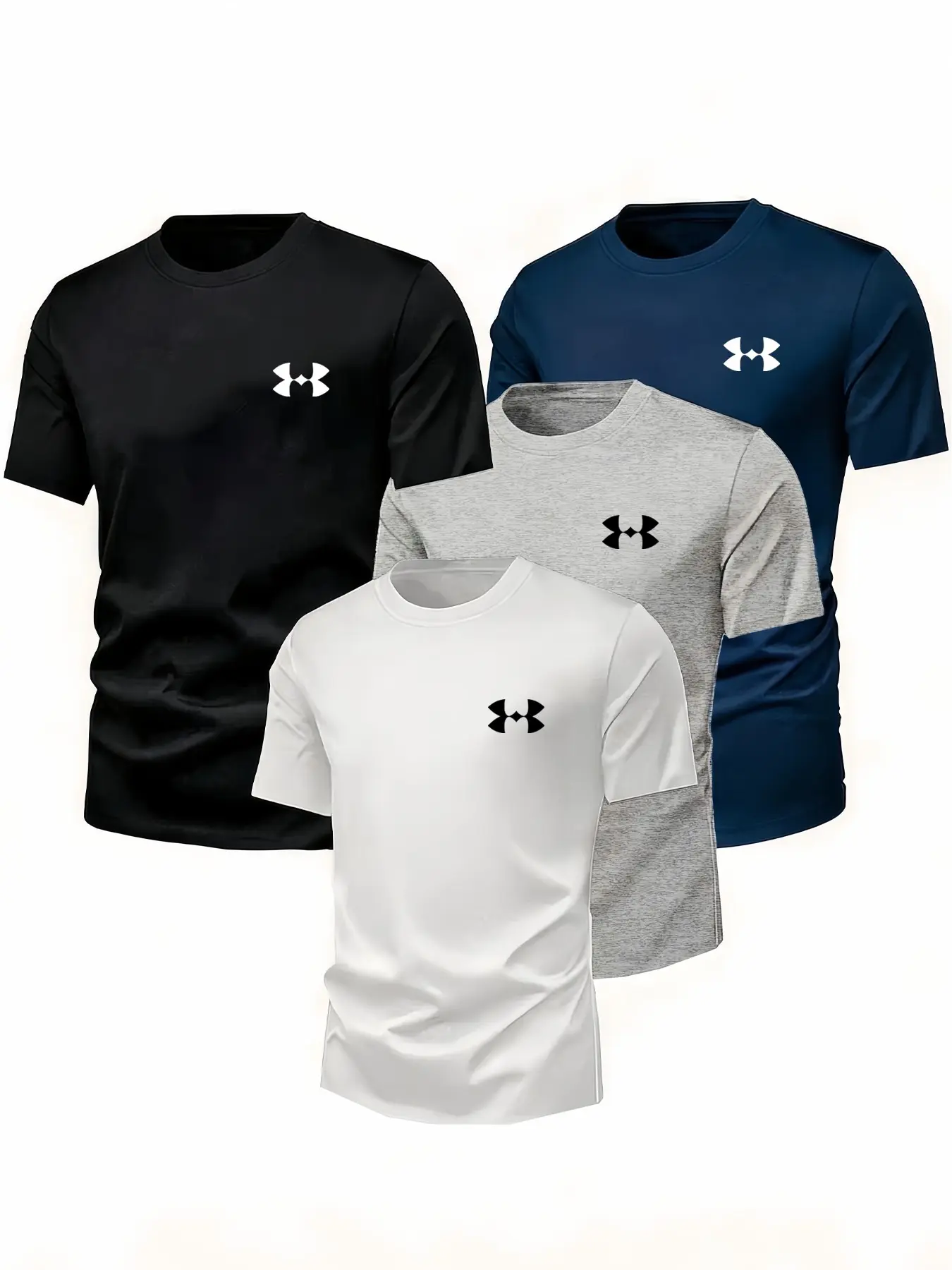 Men's Summer Quick-Dry Short Sleeve T-Shirt, Activewear T Shirt, Loose-Fit Graphic Street Style, Breathable Long Tee for Gym Running Outdoor Commute Home
