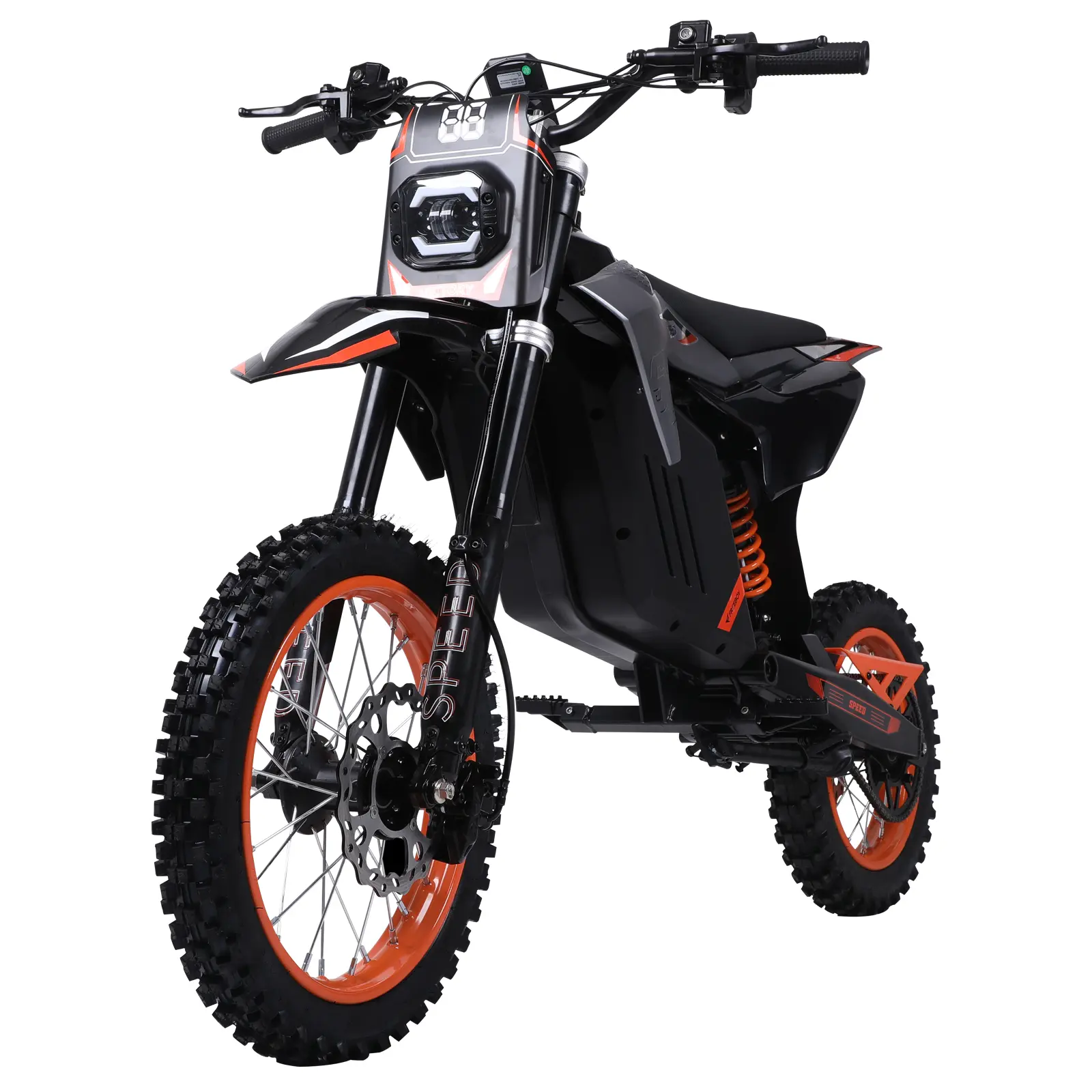 Y88 High-Power Off-Road Electric Motorcycle, 3000W Motor, 14" Wheels for Sports & Outdoor Leisure Cycling