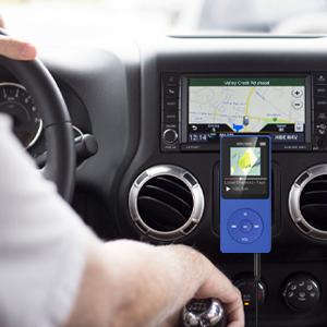 16GB MP3 Player, 70 Hours Playback Lossless Sound Music Player, Supports up to 128GB, Dark Blue