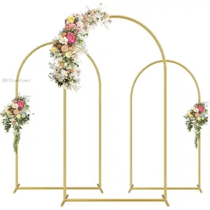 Backdrop Stand Metal Balloon Arch Stand 6.6ft / 7.2ft Wedding Arch Garden Arbors Background for Wedding Baby Shower BirthdayDD17CoreComet