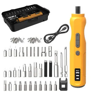 HANWISE wireless electric screwdriver set, adjustable speed design, long battery life, high torque, with LED lights and magnetic SDS repair kit, suitable for repairing products, DIY enthusiasts