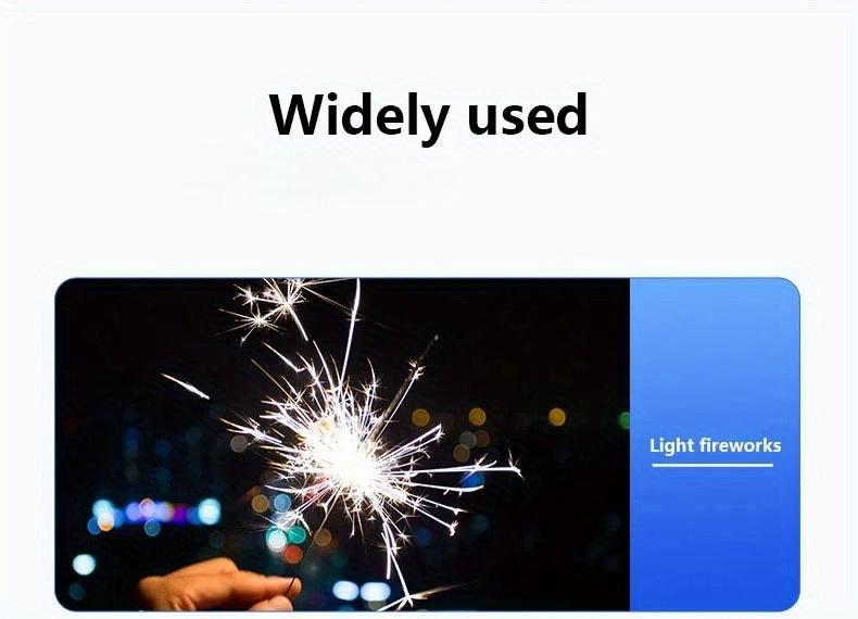 Portable High Fire Metal Lighter, with Safety Lock & Adjustable Flame, Multifunctional Kitchen Barbecue Cigar Lighter, Outdoor Windproof Turbine Gas Lighter, Men'S Gifts (No Gas), Without Battery