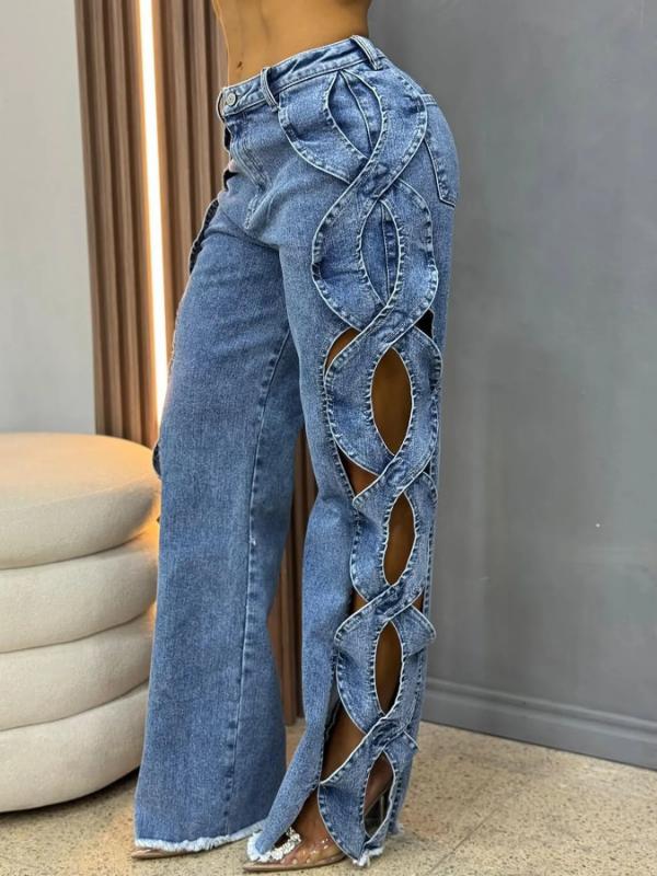 summer spring clothes Women Streetwear Cutout Hollow Out Criss
