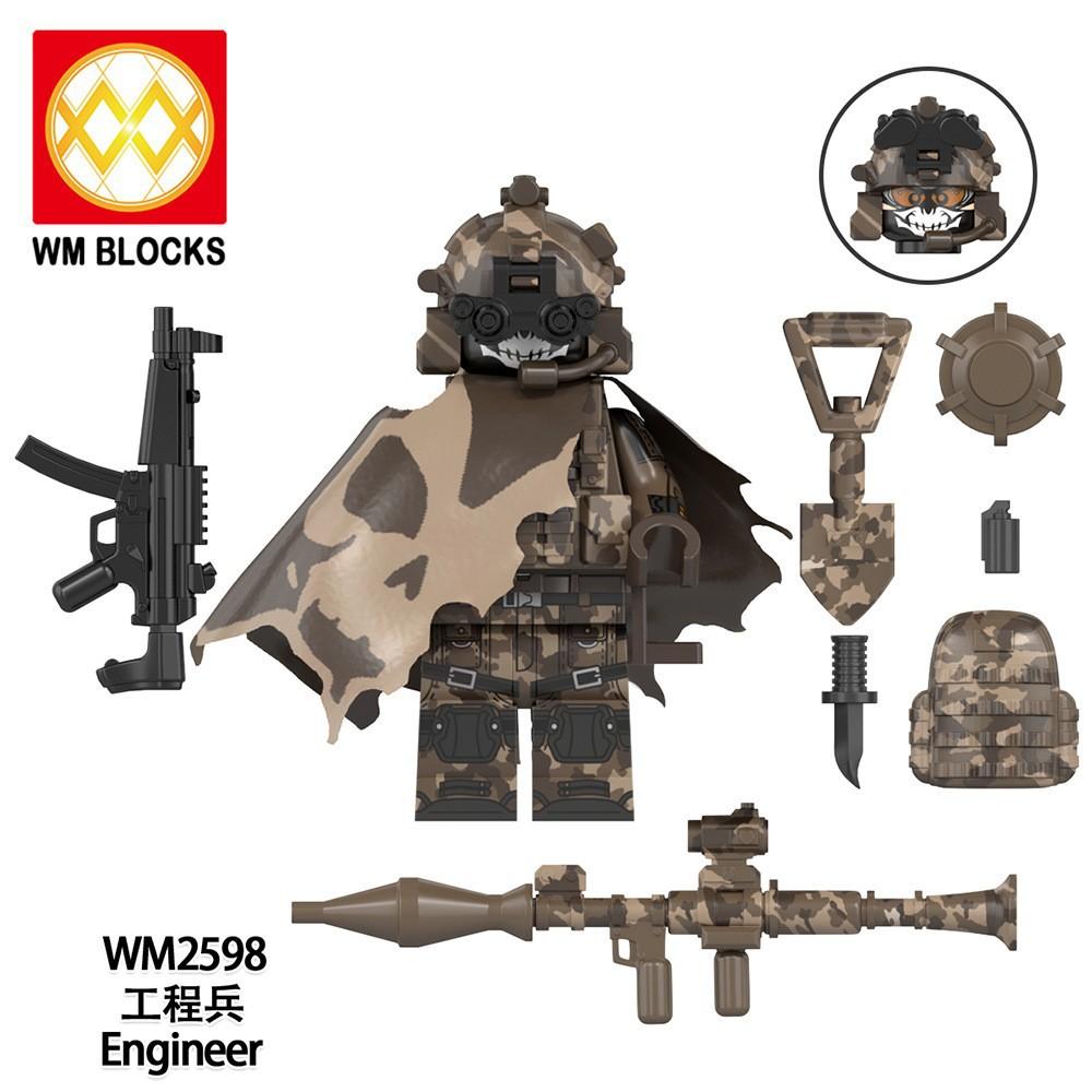 Building blocks, humanoid dolls, toys, digital action figures assembled toys crawler children's educational toys dolls for girls popular