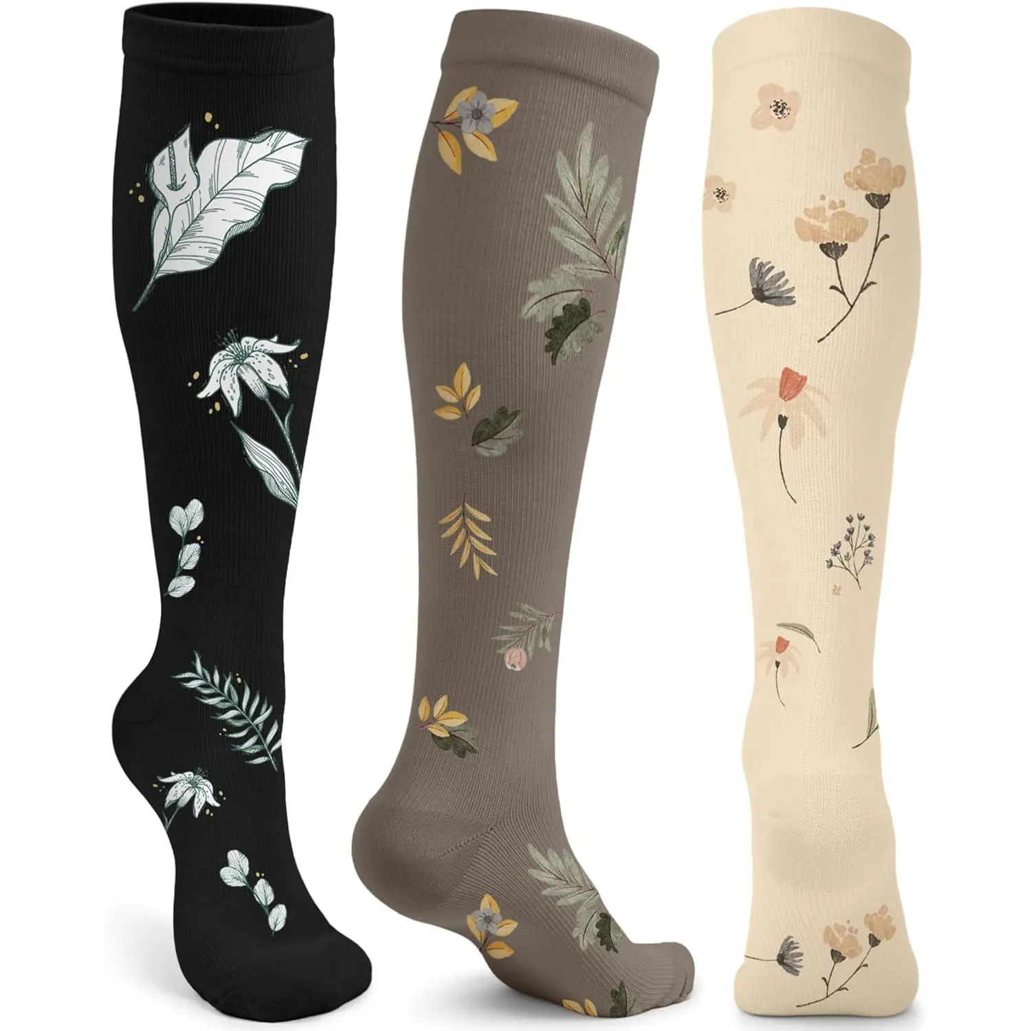 outdoor sports ACTINPUT Compression Socks for Women&Men 15-20mmHg Medical Knee High Support for Seniors,Pregnancy,Flight,Nurse&Circulation