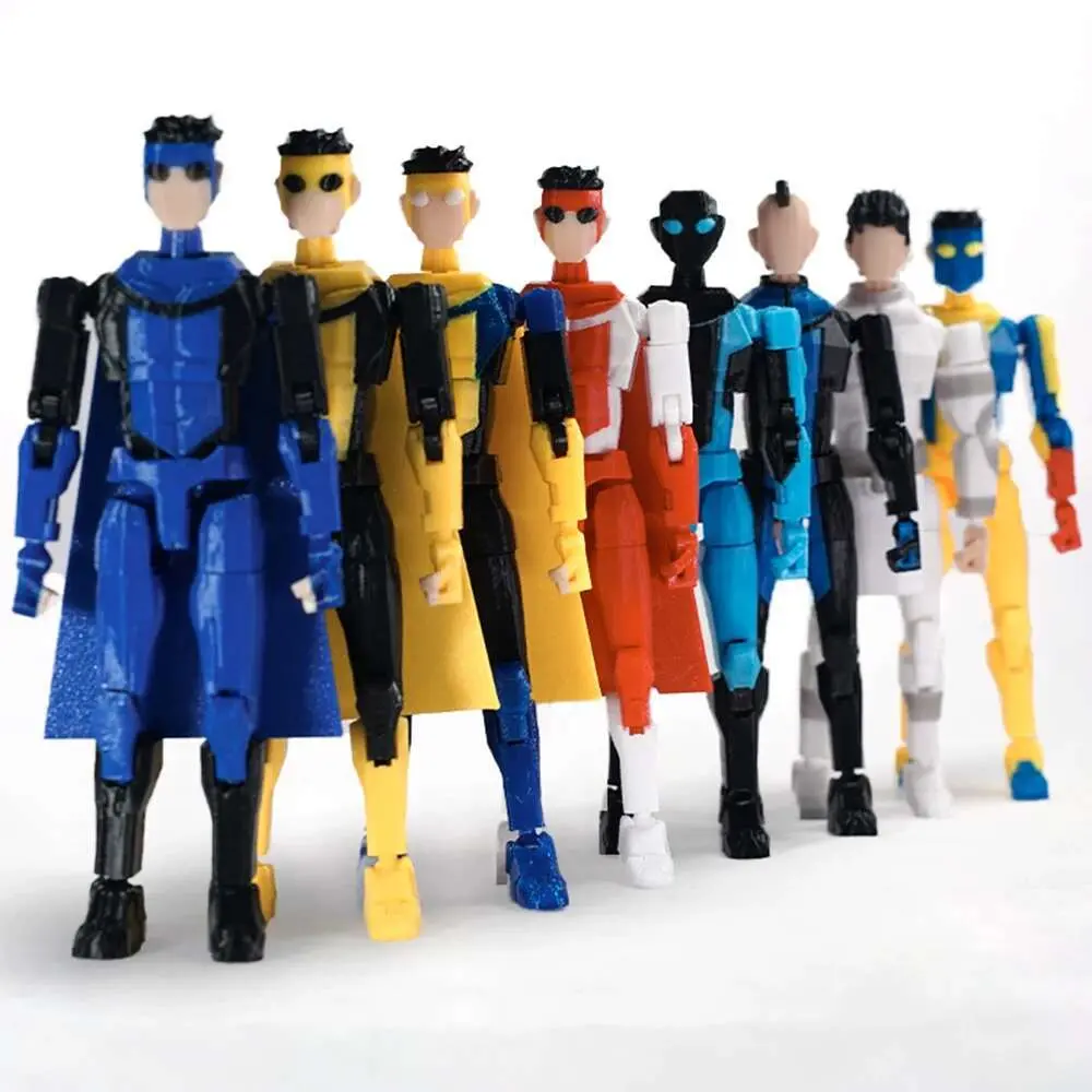 3D Printed Invincible Series Multi-Jointed Shapeshift Action Figure - 14cm/5.5in Garage Kit, Children's Toy, Sketch Exercise Mannequin Model Decor, 3D Printed Superheroes Gift Option