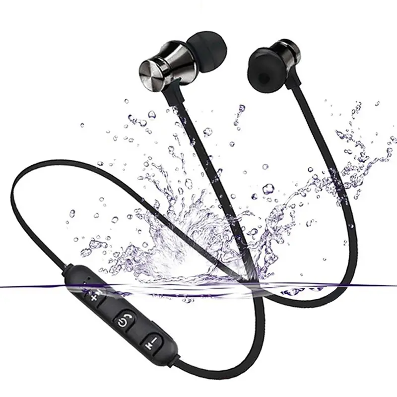 XT-11 Bluetooth 4.2 Wireless Earphone Sports Headset Waterproof Earbuds Neckband Magnetic Headphone With Mic For Samrtphones immersive sound