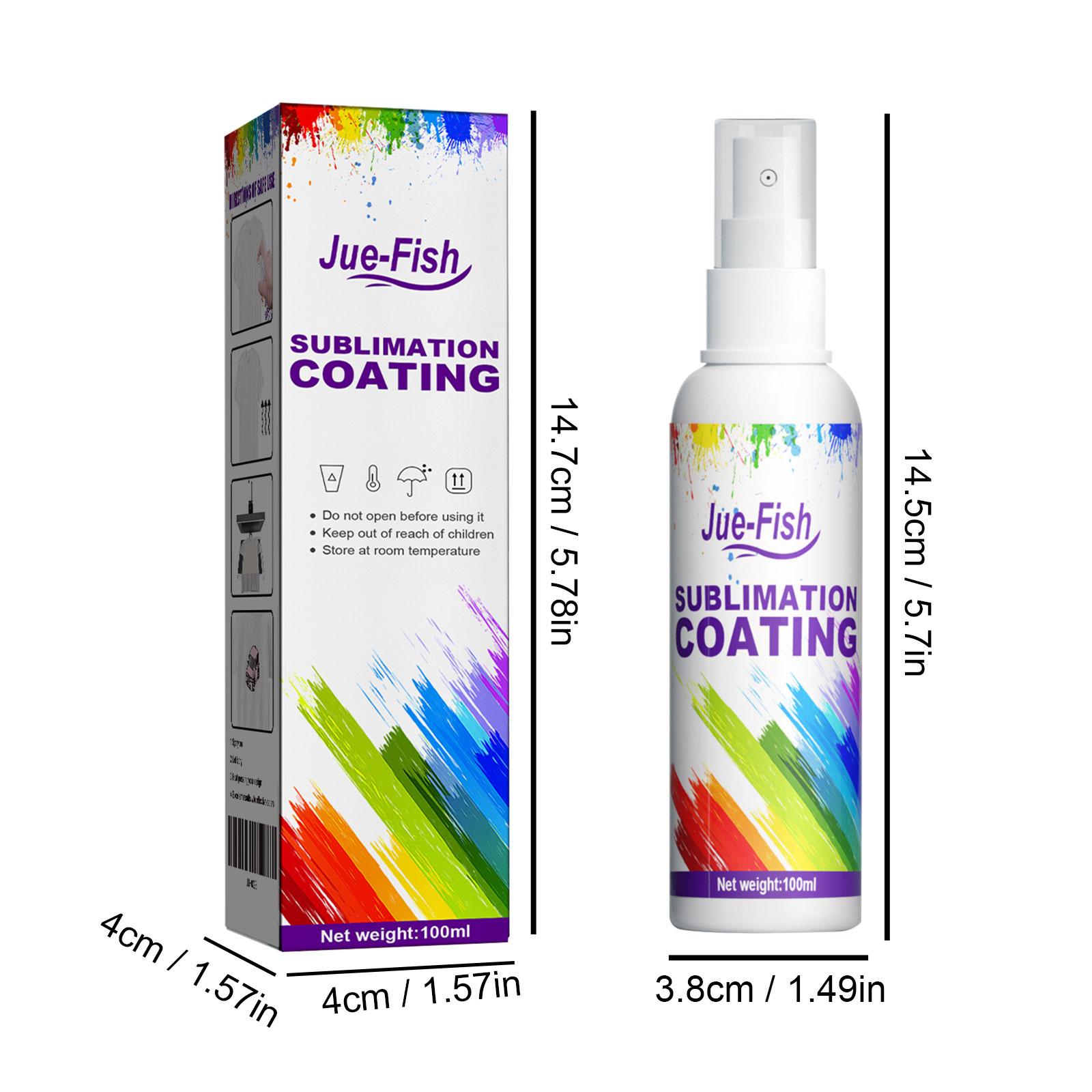 Sublimation Coating Spray Clothing Heat Transfer Printing Thermal Transfer Wear-Resistant Stain-Proof Multi-Purpose Good Adhesion home essentialsbedroom decor