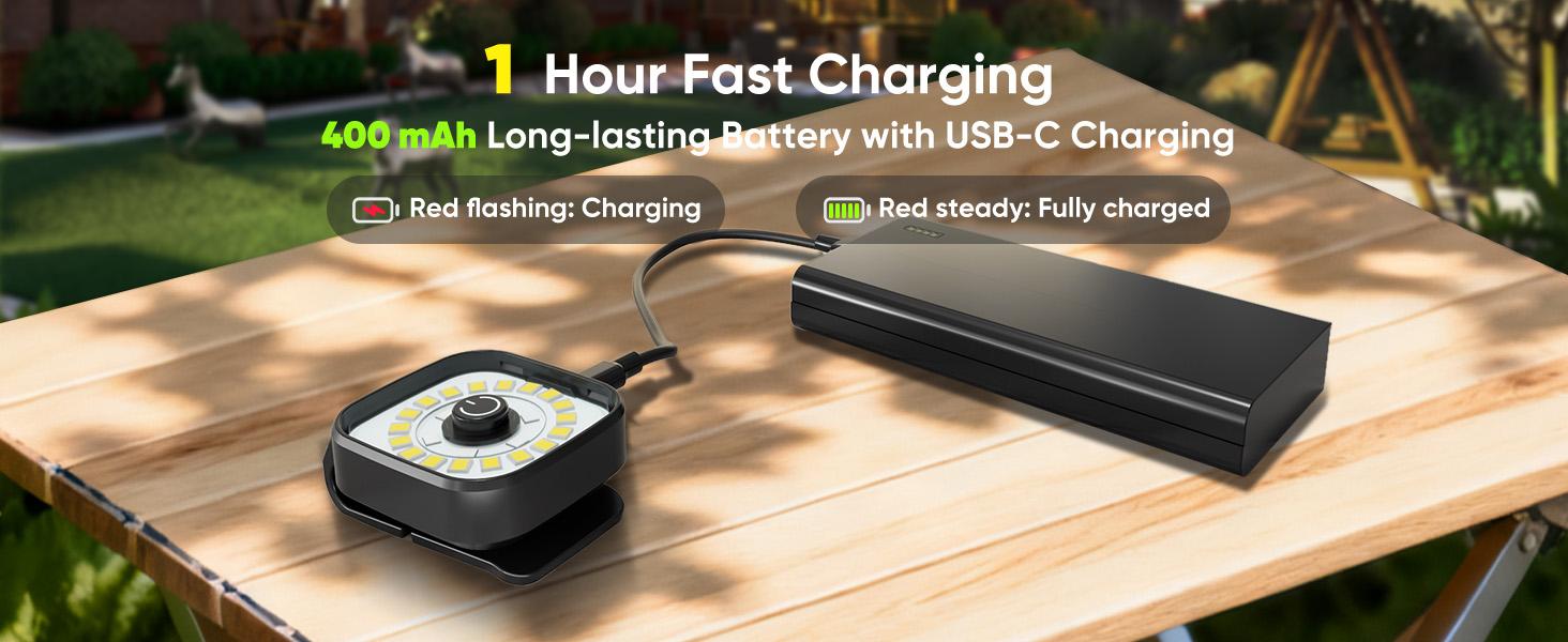 Running Lights for Runners, 2 Pack Mini Clip on Flashlight with 4 Modes, Rechargeable Safety LED Lights for Night Walking, Running Accessories & Camping Light Gear for Hiking, Jogging, Dog Walking