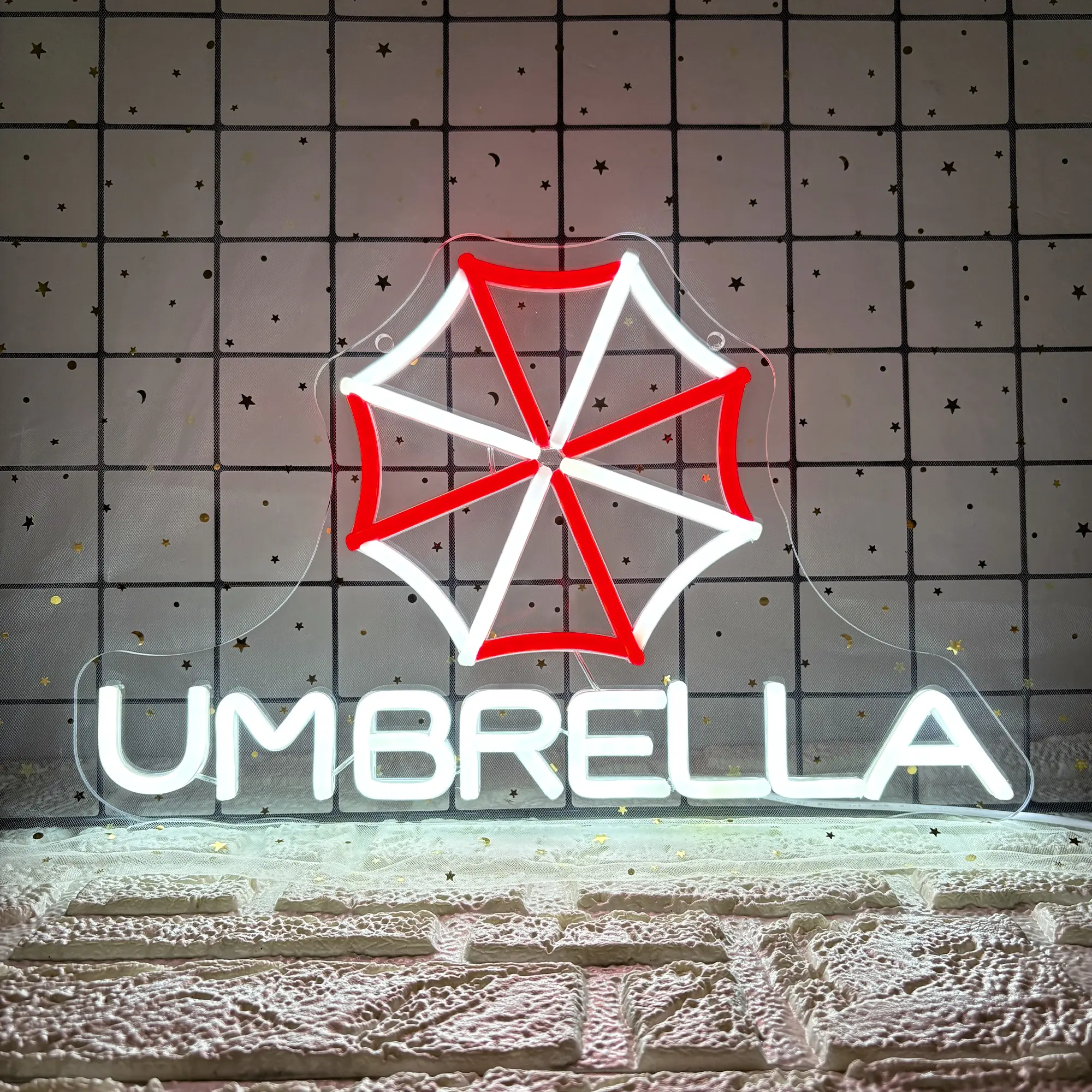 Umbrella Corporation Decorative Neon Sign Resident Evil LED Wall Light for Gamer Room, Bar, Otaku Decor, Led Neon Signs, Decor Lighting