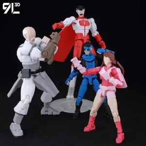 9L3D Printed Anime Model Multi-Jointed Lucky 13 Invincible T13 Series Boy Eve​ Omni Action Figure Naruto Action Figure Mannequin