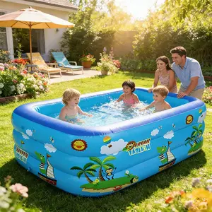 Inflatable Swimming Pool for Home Use, Outdoor Ocean Ball Pool, Suitable for Gardens, Backyards, Summer Parties, Perfect for Fun and Relaxation