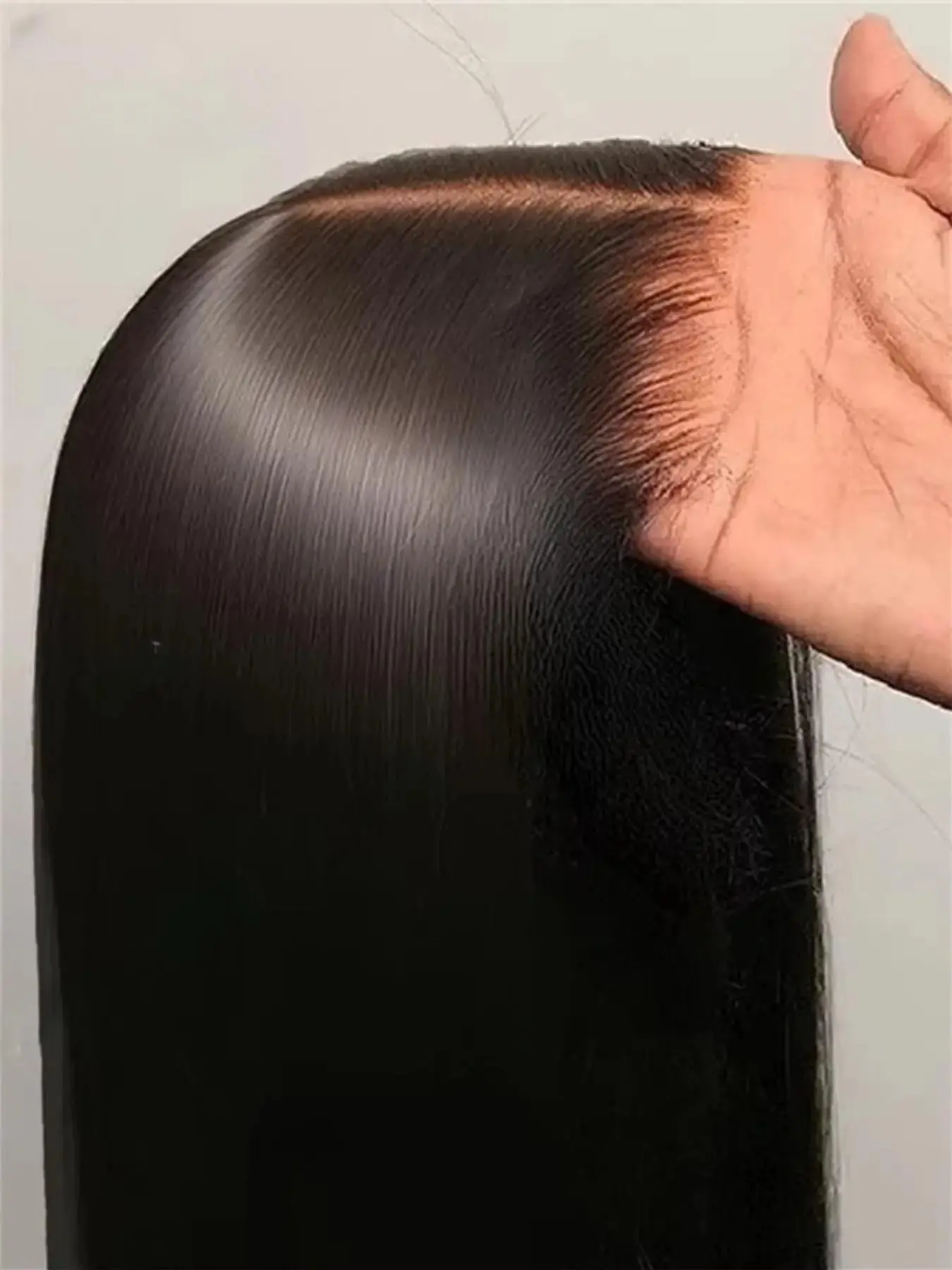 Straight 5x5 Lace Glueless Human Hair Wig, Glueless Lace Wigs, Pre-Bleached Transparent Lace, 150% Density Brazilian Virgin Hair for Women