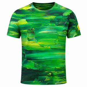 Men's Viral Oversized 3D Graphic T-Shirt, 180g Knitted Anti-Wrinkle Short Sleeve Crew Neck Tee, Breathable Casual Summer Top for Daily Wear, Streetwear, Vacation Outfits, Party Looks and Gift Ideas