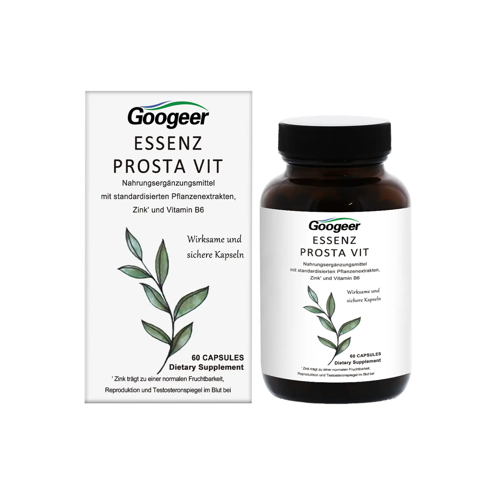 Googeer Ultimate Men's Health Bundle Prostate Health Bundle -Health Support Supplement with Saw Palmetto, Nettle Root, Pygeum, Turmeric, Zinc, Vitamin D3- Natural Supplement Capsules - Support Blood Circulation & Prostate Health