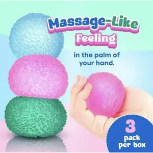 Texture Ball Malt Sugar Squeeze Toy, Stress Relief Soft Ball for Adult & Kids, Prank Party Gift, Fun Joke Squeeze Toy Set Squishy Birthday Box Decompression Fidget Toy Anxiety