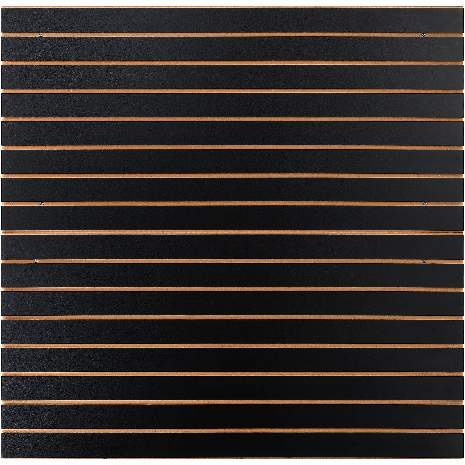 Slatwall Panels, 4 ft x 2 ft Black Garage Wall Panels 24"H x 48"L (Set of 2 Panels), Heavy Duty Garage Wall Organizer Panels Display for Retail Store, Garage Wall, and Craft Storage Organization