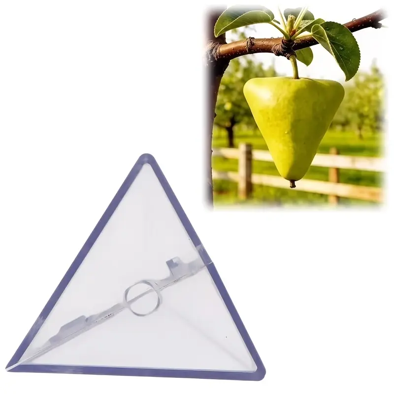 Portable Fruit Shape Mold - Creative Square Tomato/Triangle Pear Shaping Box, Orchard Fruit And Vegetable Shaping Tool, Transparent Acrylic Planting Mold, Gardening And Floral Material, Garden Plant Supplies